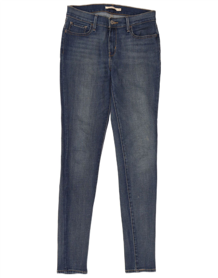 Levi's Dame 710 Super Skinny Jeans W29 L32 Blå Bomuld