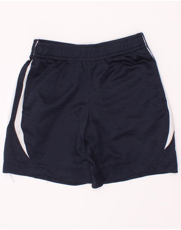 Nike Boys Sports Shorts 3-4 år Navy Blue Colourblock Polyester
