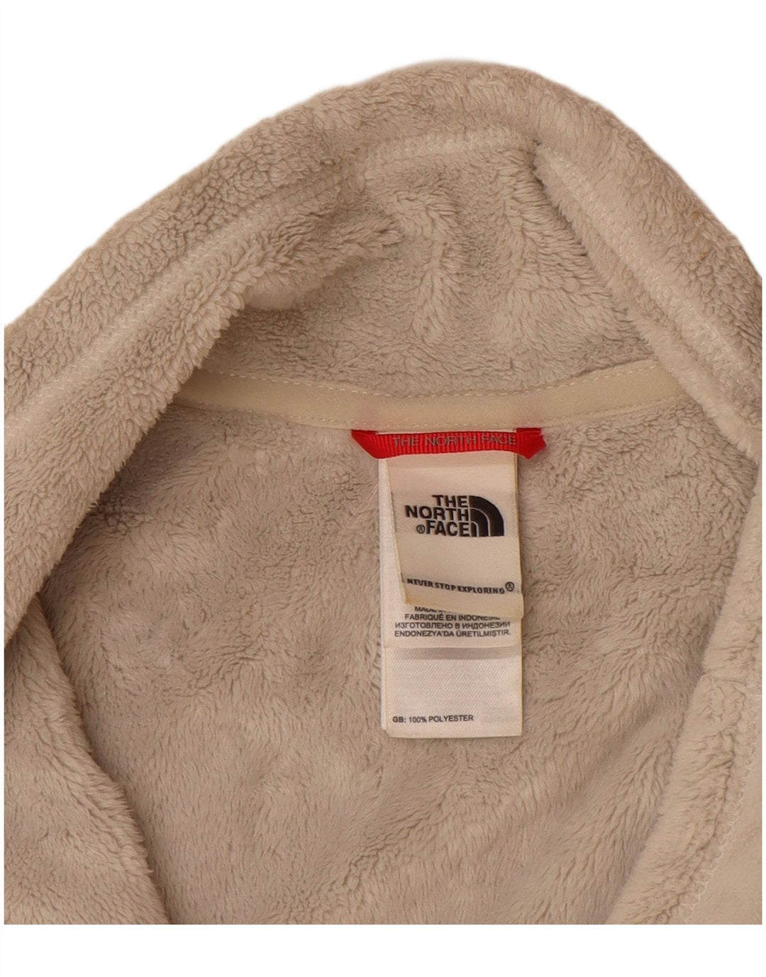 The North Face Dame træningsdragt Topjakke UK 14 Medium Beige Polyester