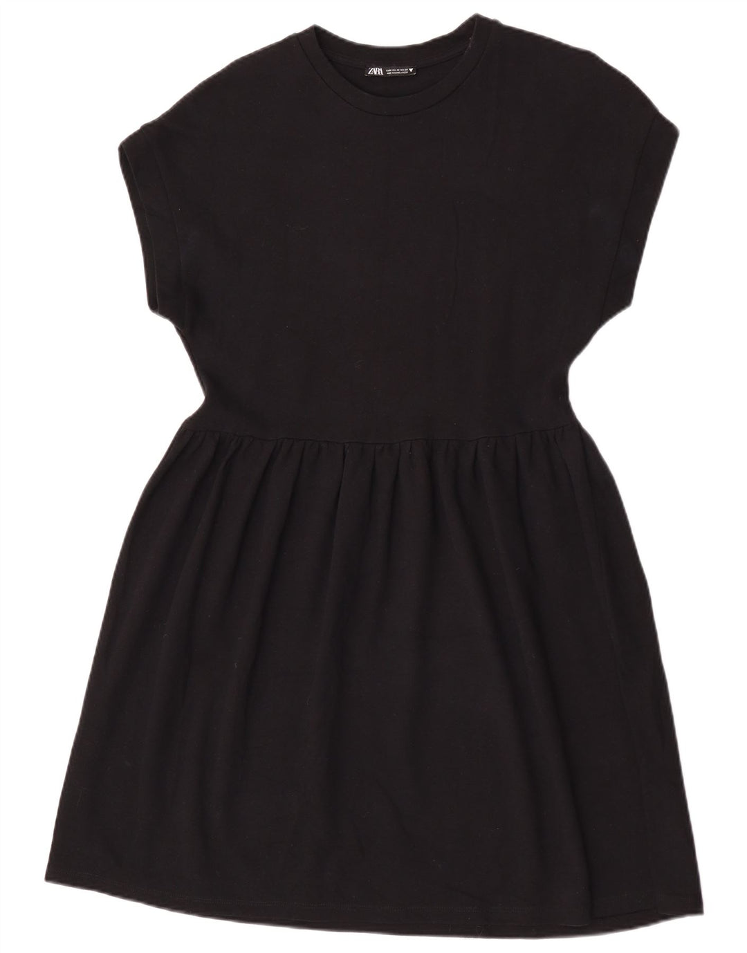 Zara Dame A-Line Kjole UK 12 Medium Sort
