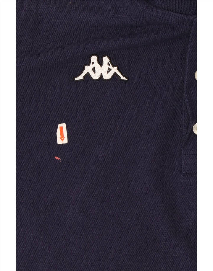 KAPPA Mens Polo Shirt XL Navy Blue Cotton Vintage Kappa and Second-Hand Kappa from Messina Hembry 