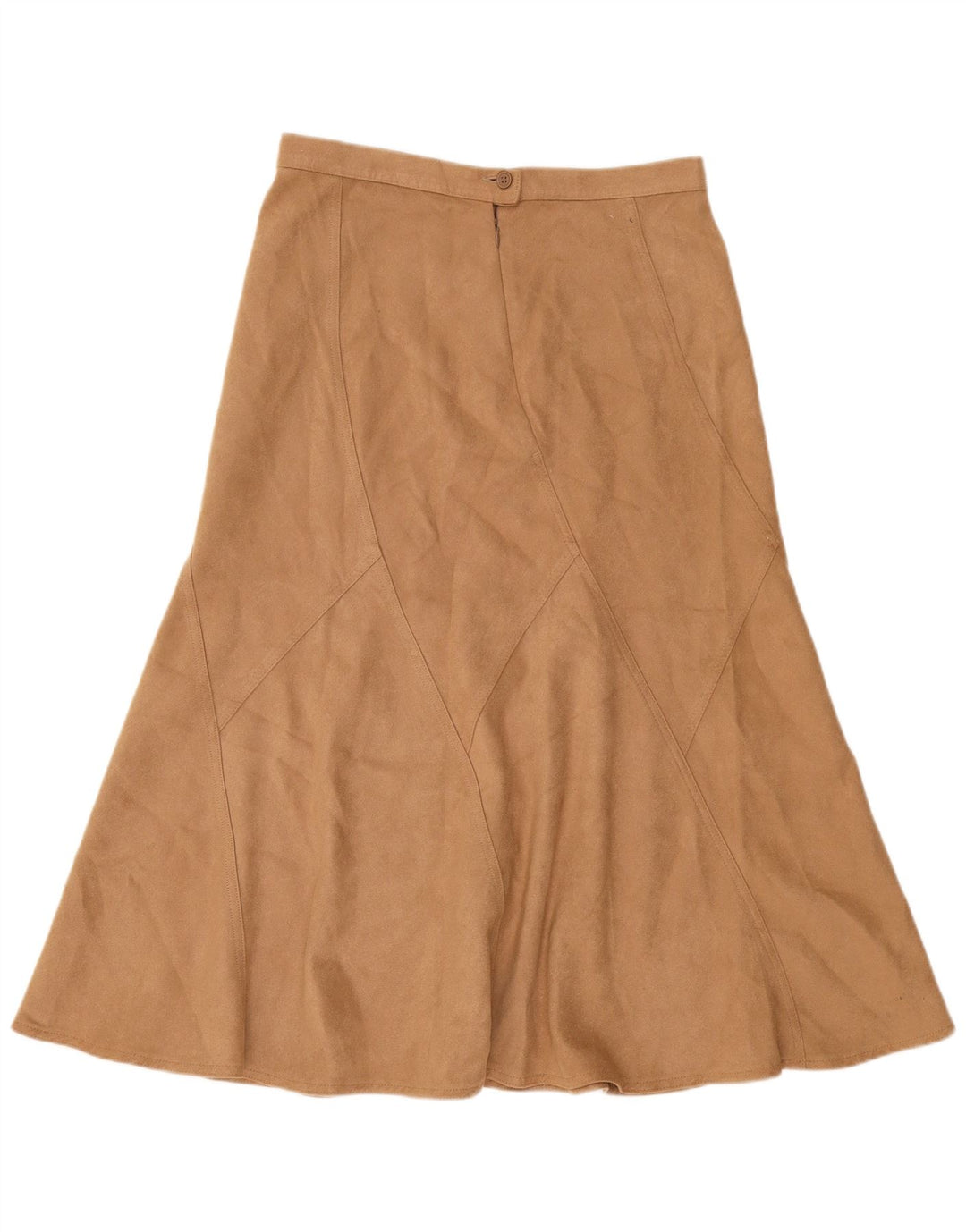 Marks & Spencer A-line nederdel til kvinder UK 12 Medium W32 Beige Polyester