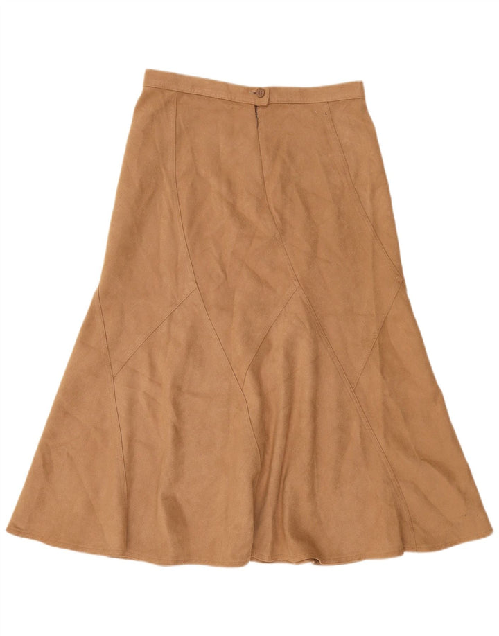 Marks & Spencer A-line nederdel til kvinder UK 12 Medium W32 Beige Polyester