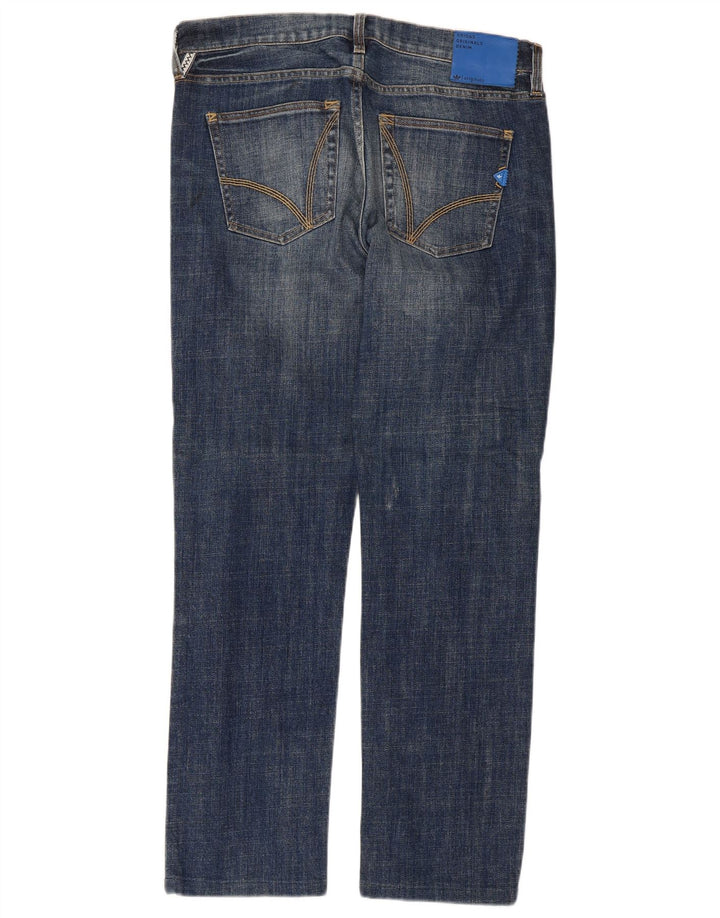 Adidas Straight Jeans til mænd W32 L29 blå bomuld
