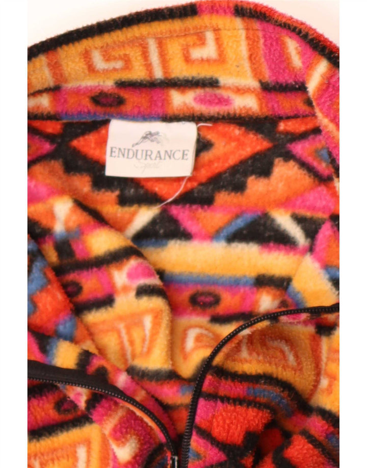 Endurance Fleece Jumper med lynlås til mænd Stor flerfarvet Colourblock