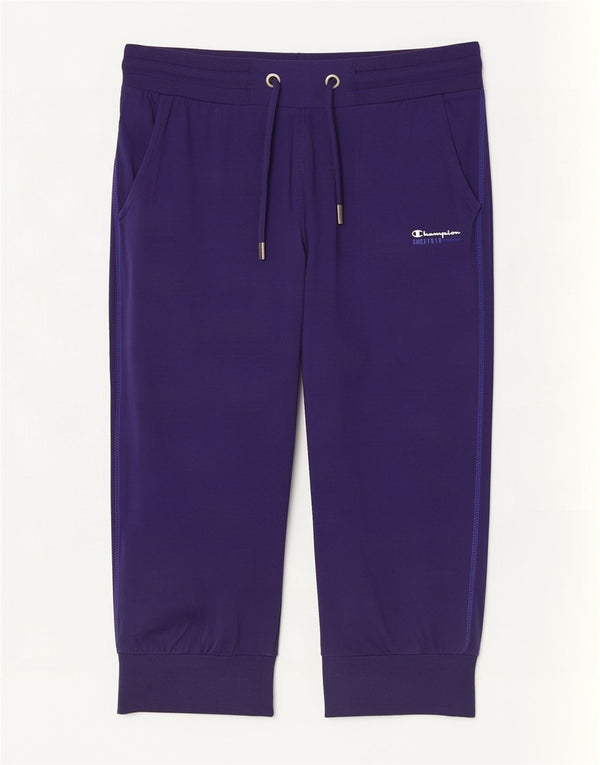 Champion Dame Capri træningsdragt Bukser Joggers UK 18 XL Navy Blue Bomuld