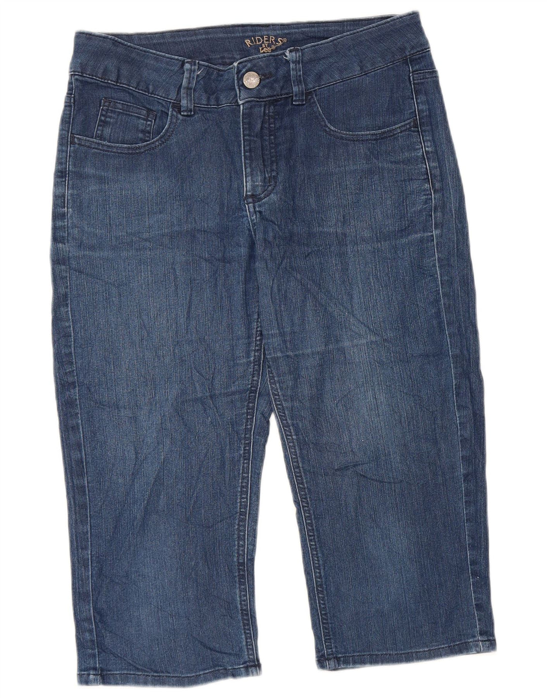 LEE Womens Riders Capri Jeans US 8 Medium W32 L19 Blå Bomuld