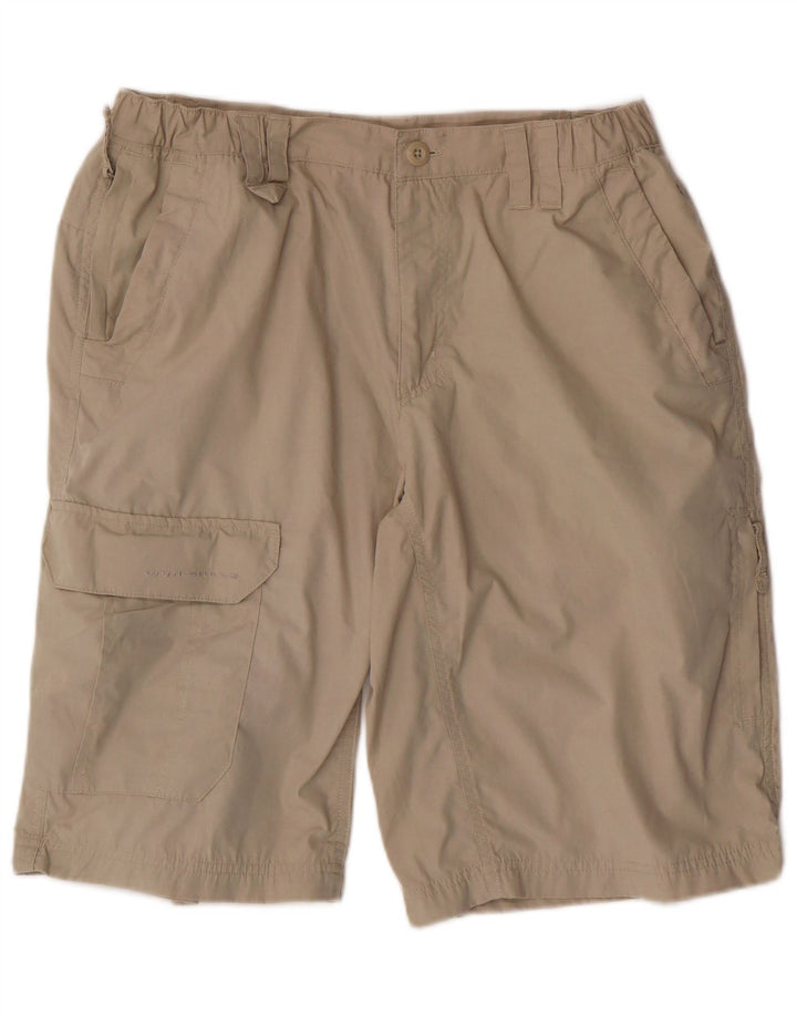 COLUMBIA Herre Cargo Shorts Medium W32 Beige Polyester