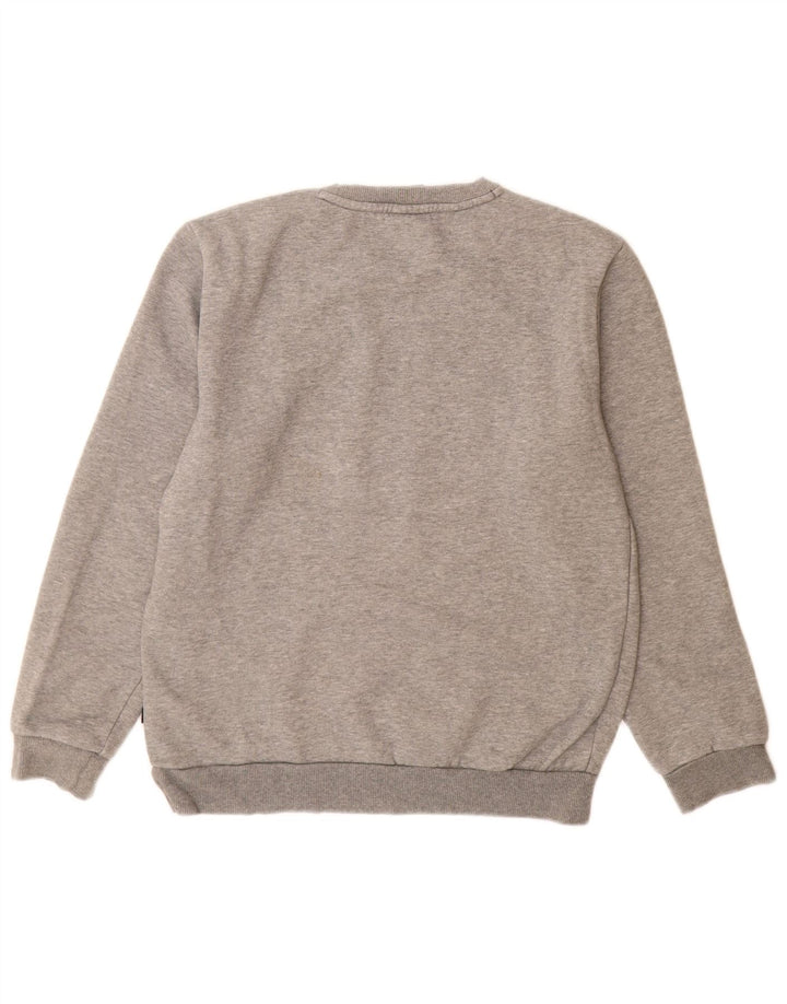 Puma Herre Grafisk Sweatshirt Jumper Lille grå Flecked Bomuld
