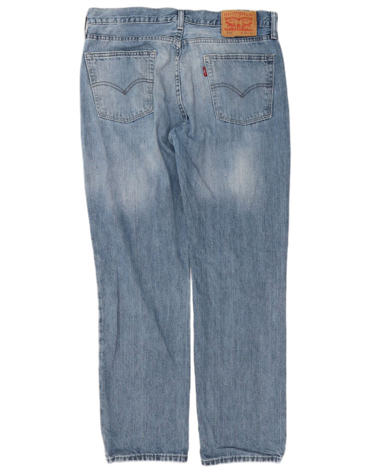 Levi's Herre 514 Straight Jeans W33 L30 Blå Bomuld