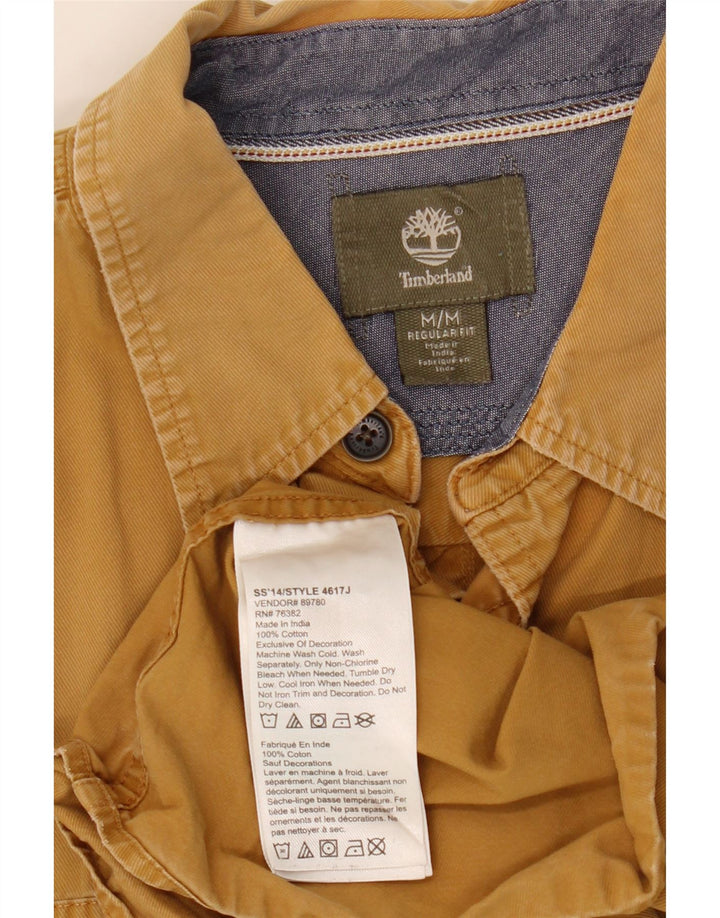Timberland Herre Regular Fit skjorte Medium gul bomuld