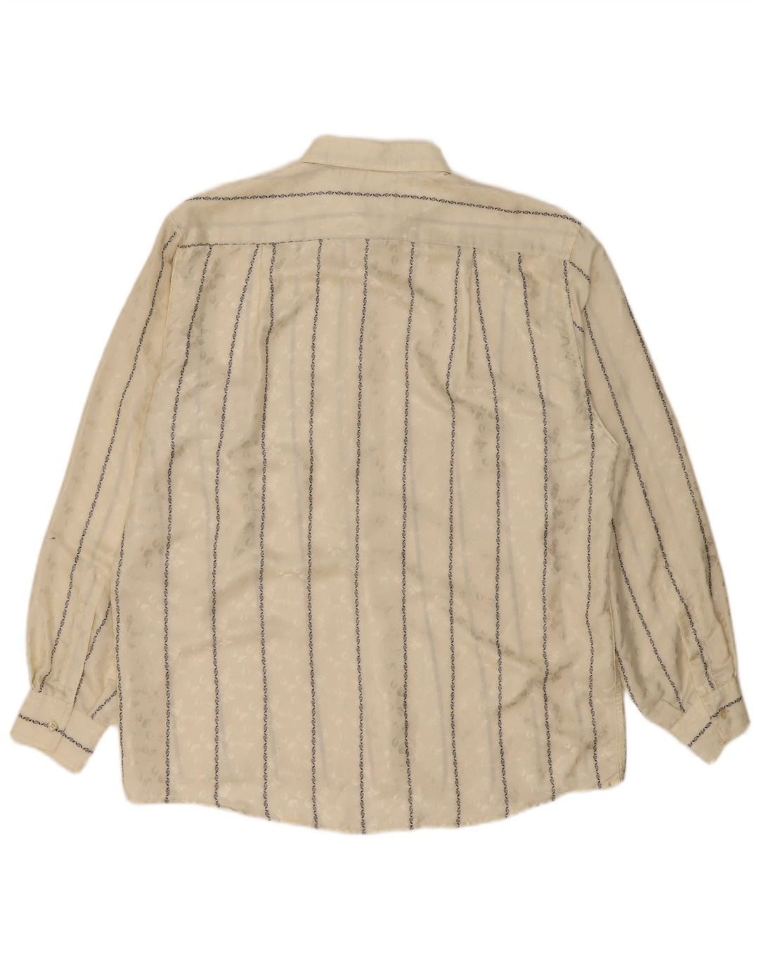 Vintage herreskjorte stor beige stribet