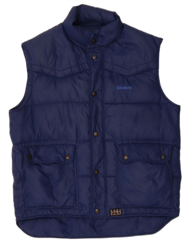 Dolomite Herre Polstret Gilet UK 38 Medium Navy Blue Polyester