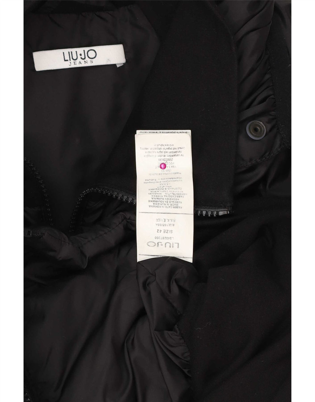 Liu Jo Polstret Damejakke IT 42 Medium Sort Polyester