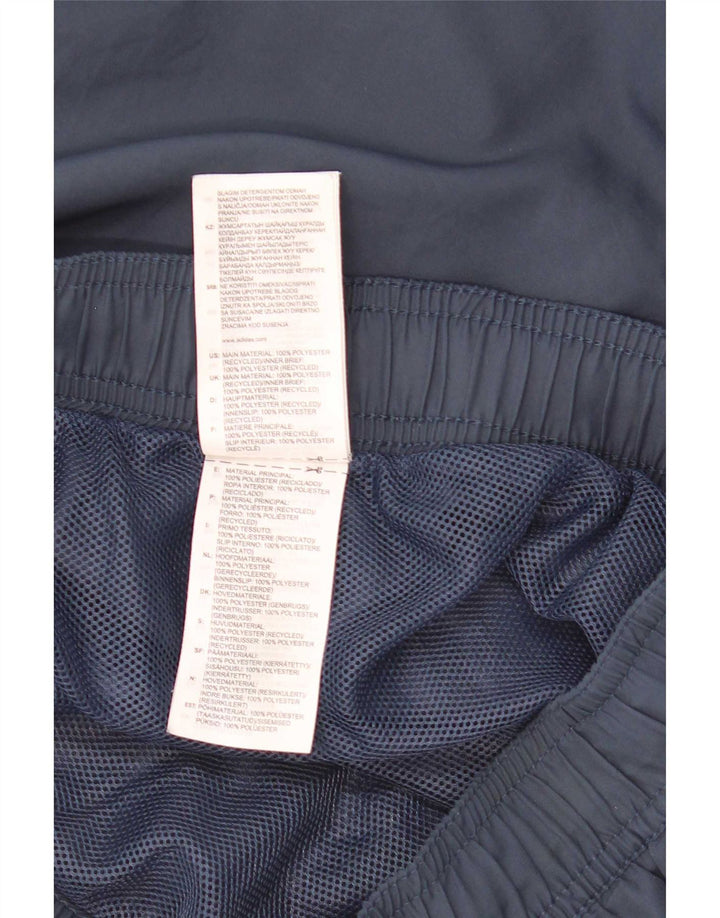 Adidas sportsshorts til kvinder UK 10 Small Navy Blue Polyester