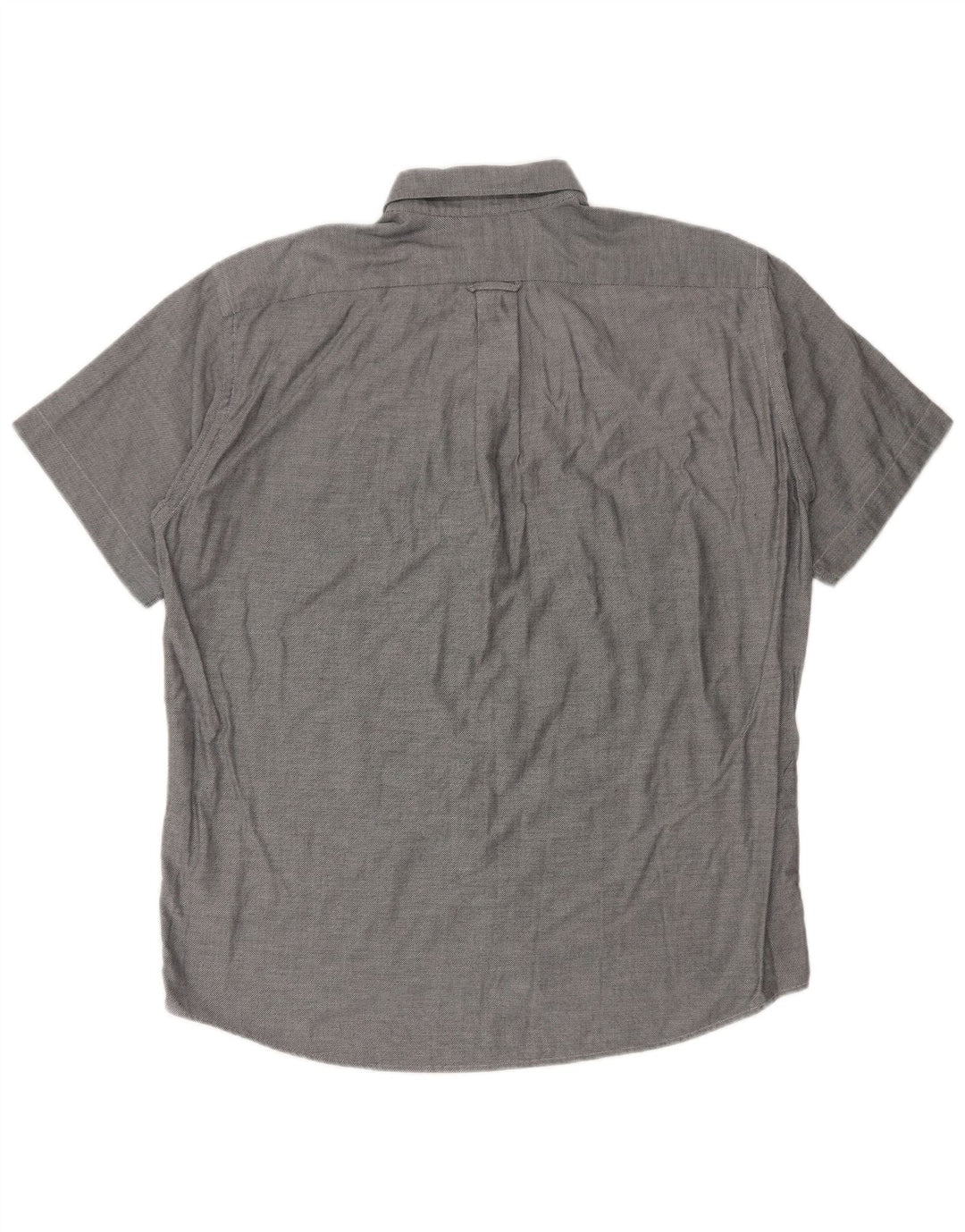 Lacoste Kortærmet Herreskjorte Størrelse 41 Large Grå Flecked