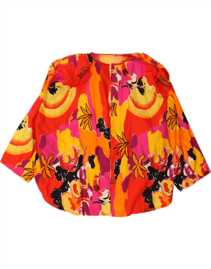 VINTAGE Womens Abstract Pattern Shirt Blouse UK 22 3XL Multicoloured Vintage Vintage and Second-Hand Vintage from Messina Hembry 