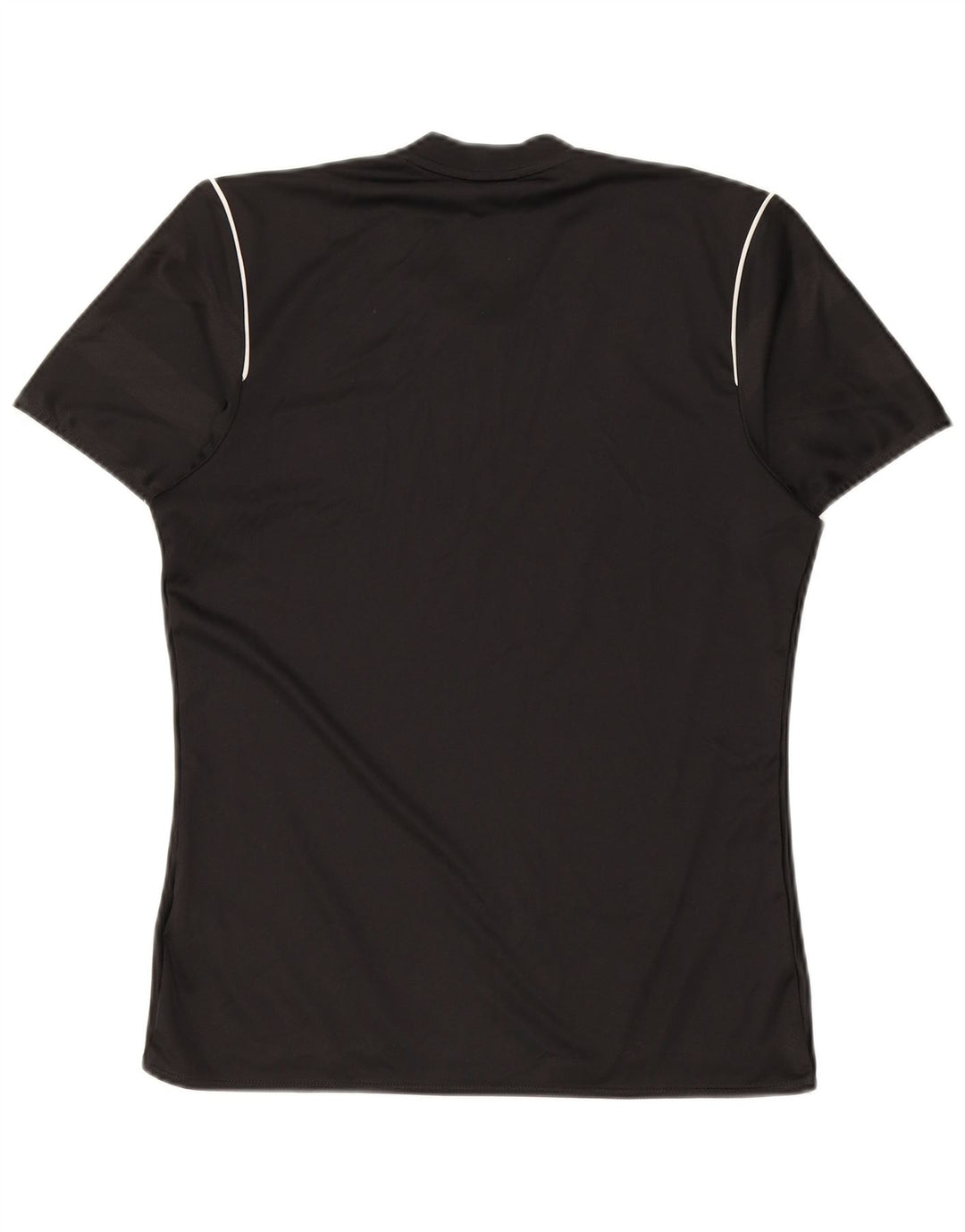 ADIDAS Herre Climalite grafisk T-shirt top lille sort stribet polyester
