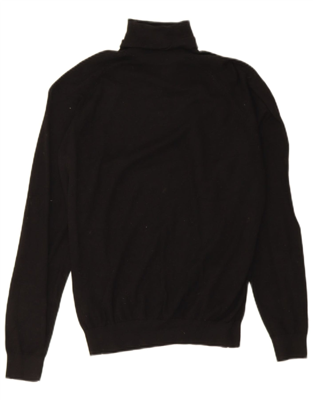 Zara Dame Rullehals Sweater UK 10 Lille Sort