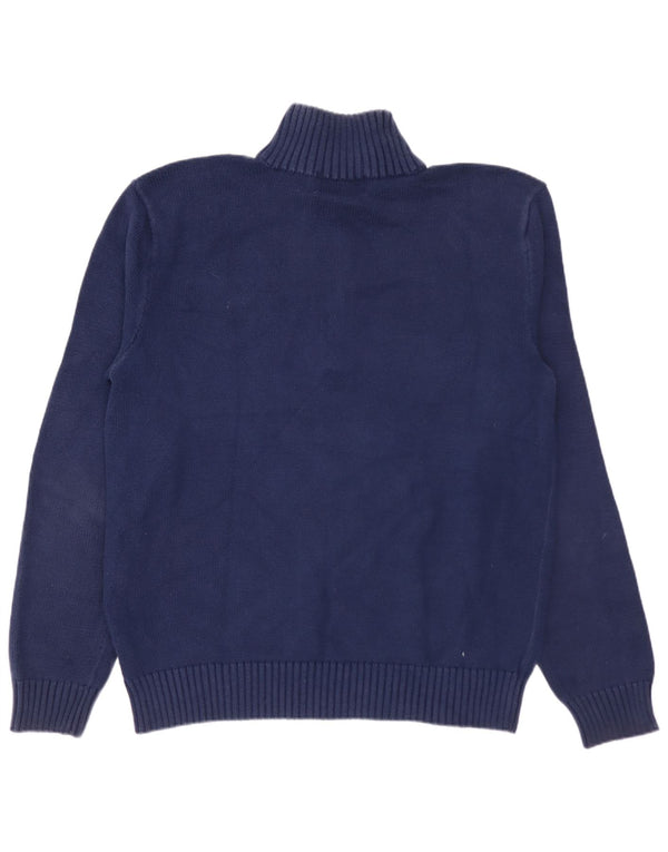 POLO RALPH LAUREN Herre sweater med lynlås i halsen Medium Marineblå Bomuld