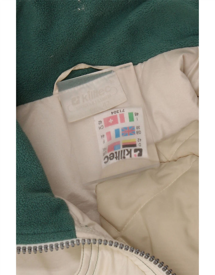 Killtec Dame Oversized Polstret Jakke IT 46 Large White Polyester