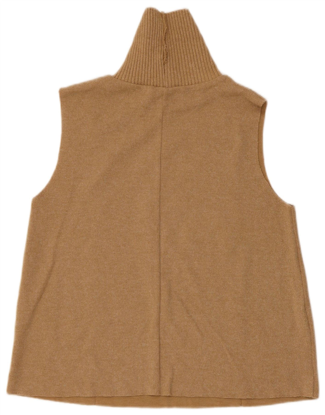 Zara Damevest Top UK 12 Medium Beige Bomuld