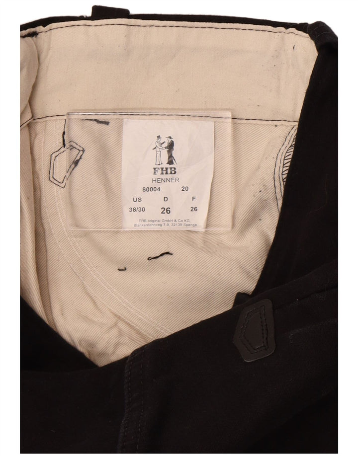 FHB Dame Bootcut Cargo Bukser W38 L30 Sort Bomuld