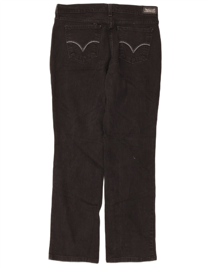 Levi's Dame 505 Straight Jeans W31 L32 Sort Bomuld