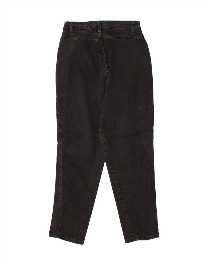 VINTAGE Womens Tapered Jeans W26 L27 Black Cotton Vintage Vintage and Second-Hand Vintage from Messina Hembry 
