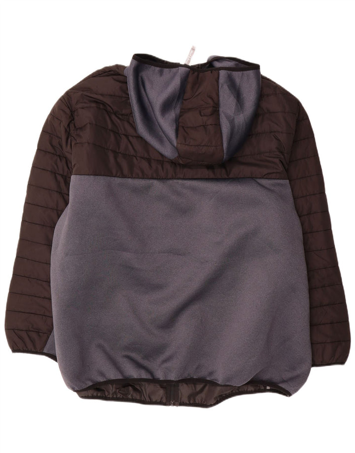 Jack & Jones Herre hættepolstret jakke UK 46 3XL Sort Polyester