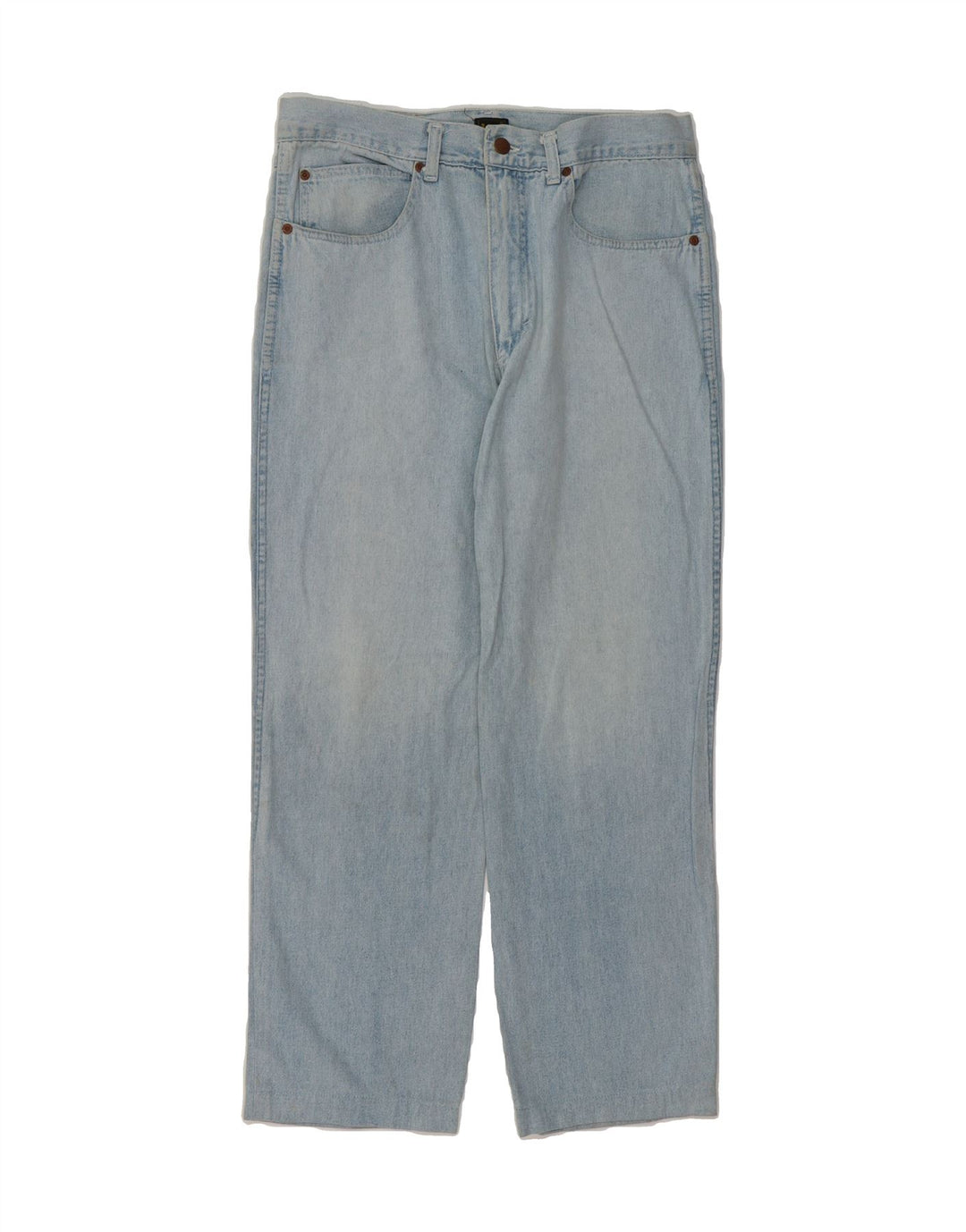 LEE Womens Straight Jeans W34 L29 Blue Cotton Vintage Lee and Second-Hand Lee from Messina Hembry 