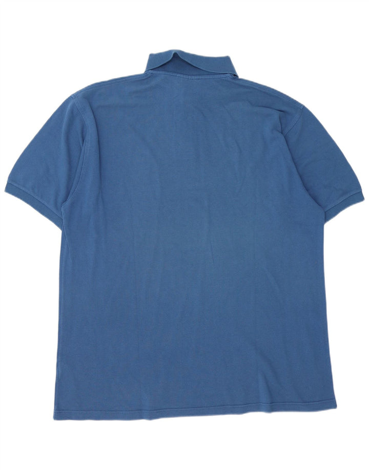 TRUSSARDI herre poloshirt XL blå bomuld
