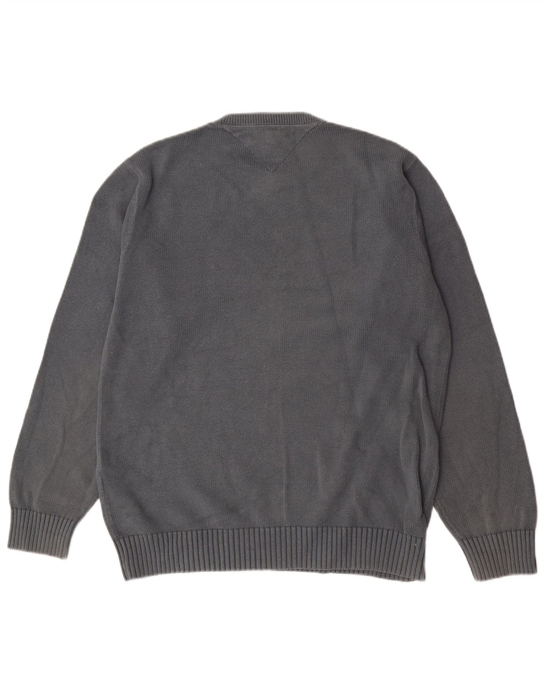 Tommy Hilfiger Herre Regular Fit Crew Neck Jumper Sweater Medium Grey Bomuld