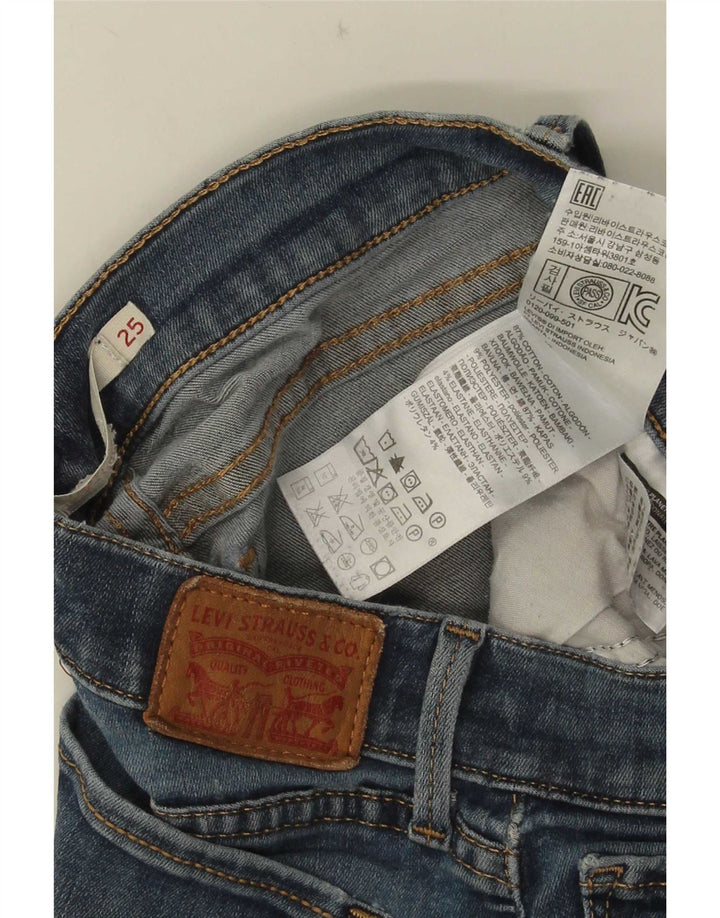 Levi's Super Skinny Jeans til kvinder W25 L32 blå bomuld