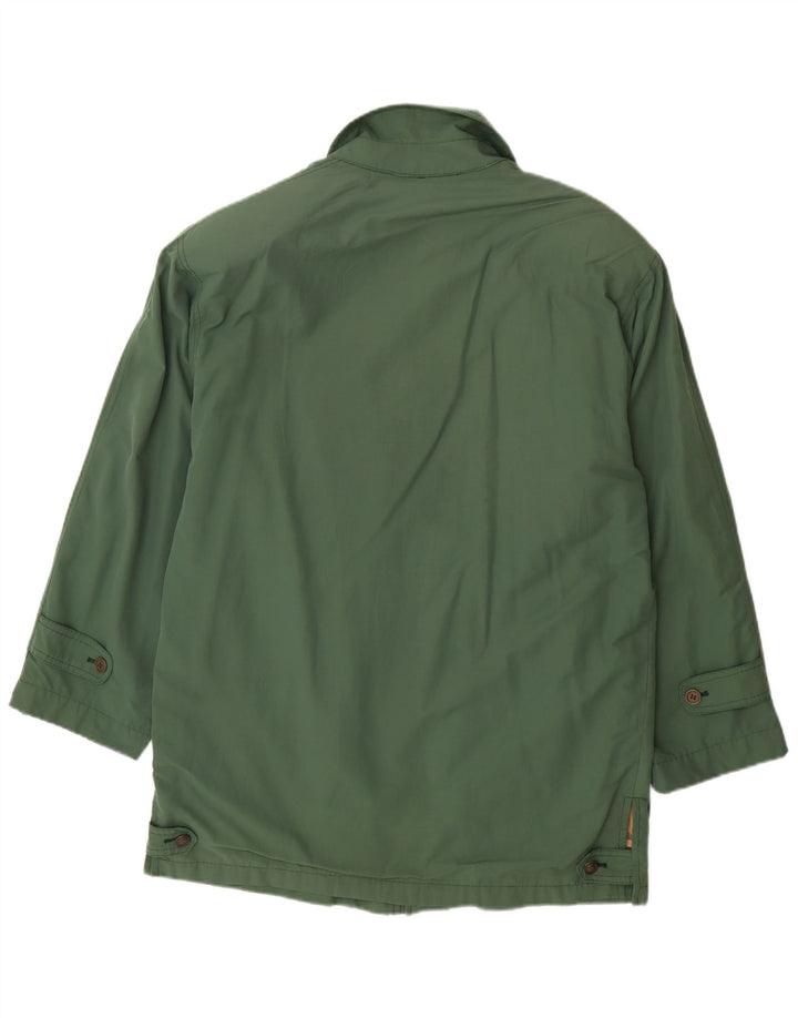 Burberrys Herre Utility Jacket IT 52 Stor grøn bomuld