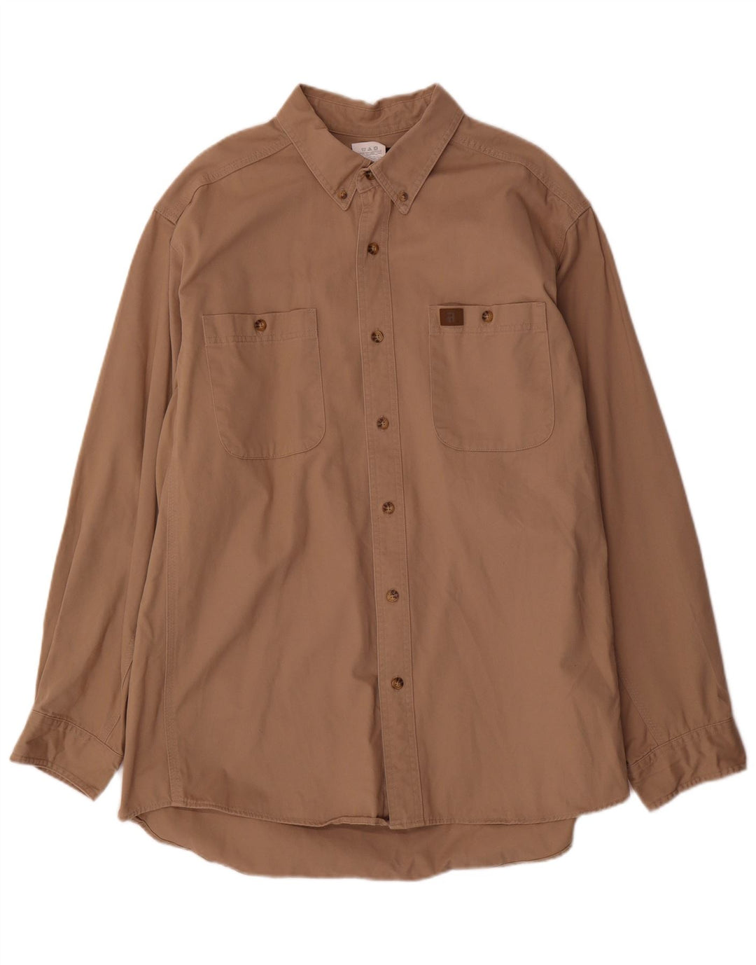 Wrangler herreskjorte XL brun bomuld
