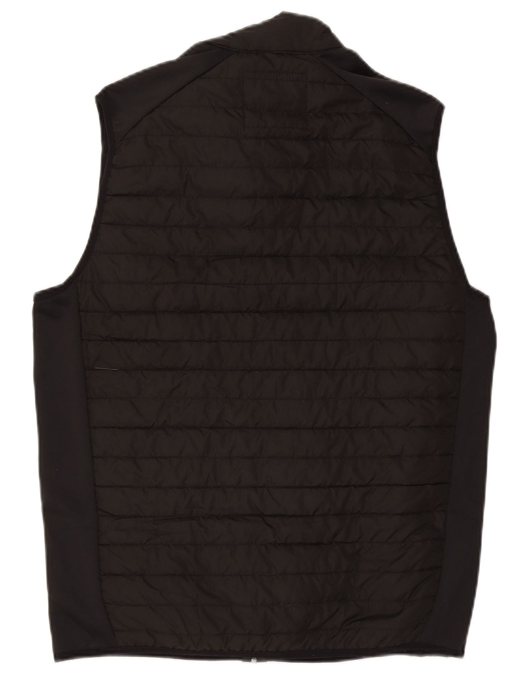 Jack & Jones Polstret Gilet UK 40 Large Black Colourblock Polyester