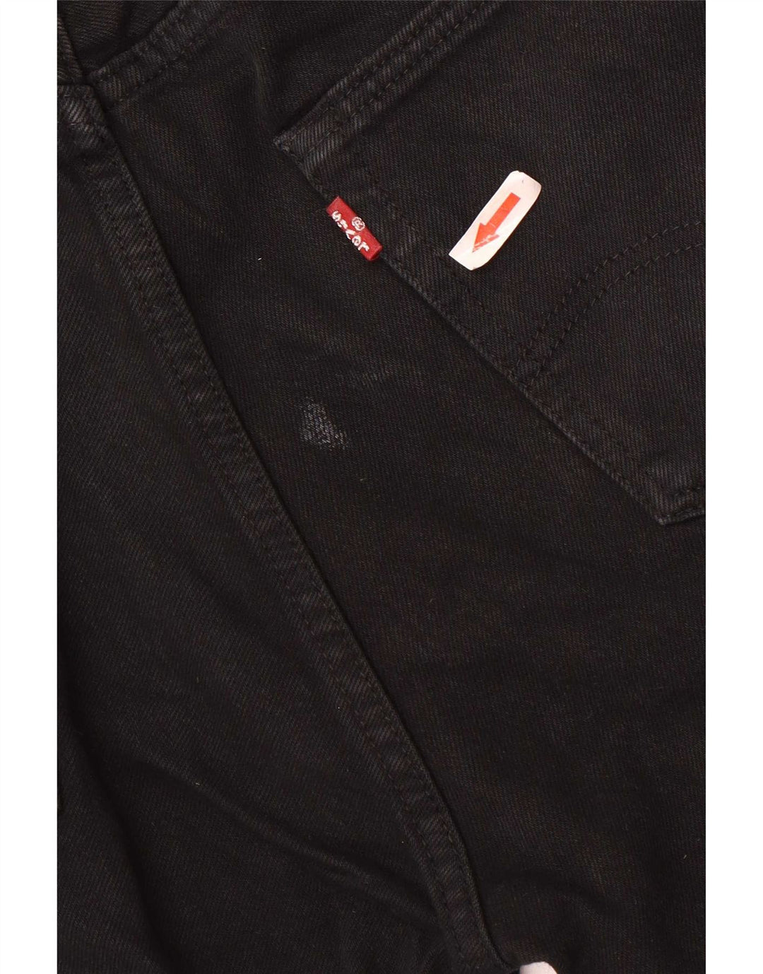 Levi's Herre 501 lige jeans W32 L34 sort bomuld