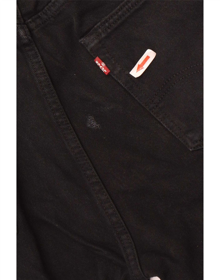 Levi's Herre 501 lige jeans W32 L34 sort bomuld