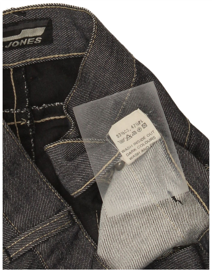 Jack & Jones Straight Jeans til mænd W34 L32 Blå Bomuld