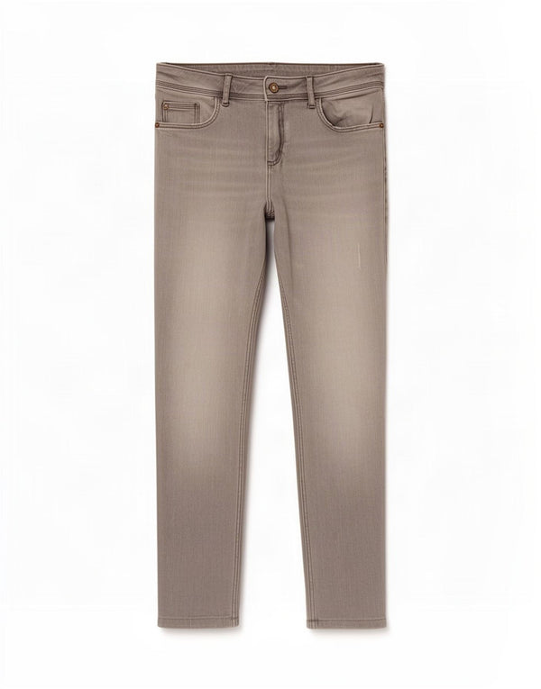 Zara Womens Cropped Jeans EU 38 Small W28 L24 Grå