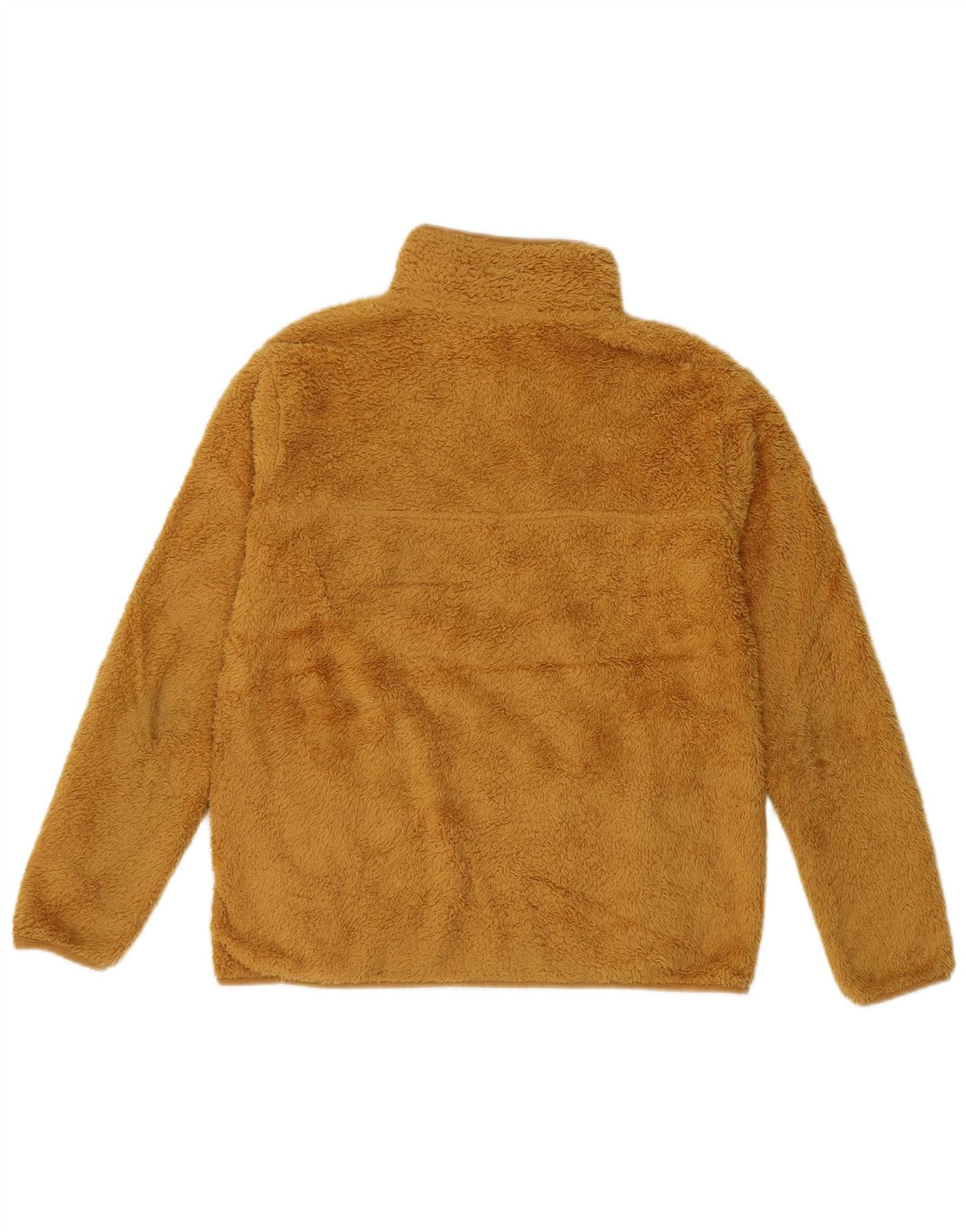 Eddie Bauer Fleece Jumper med lynlås til kvinder UK 10 Lille gul polyester