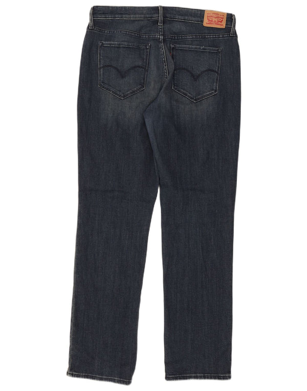 Levi's Dame 314 Shaping Straight Jeans US 16 2XL W33 L31 Blå Bomuld
