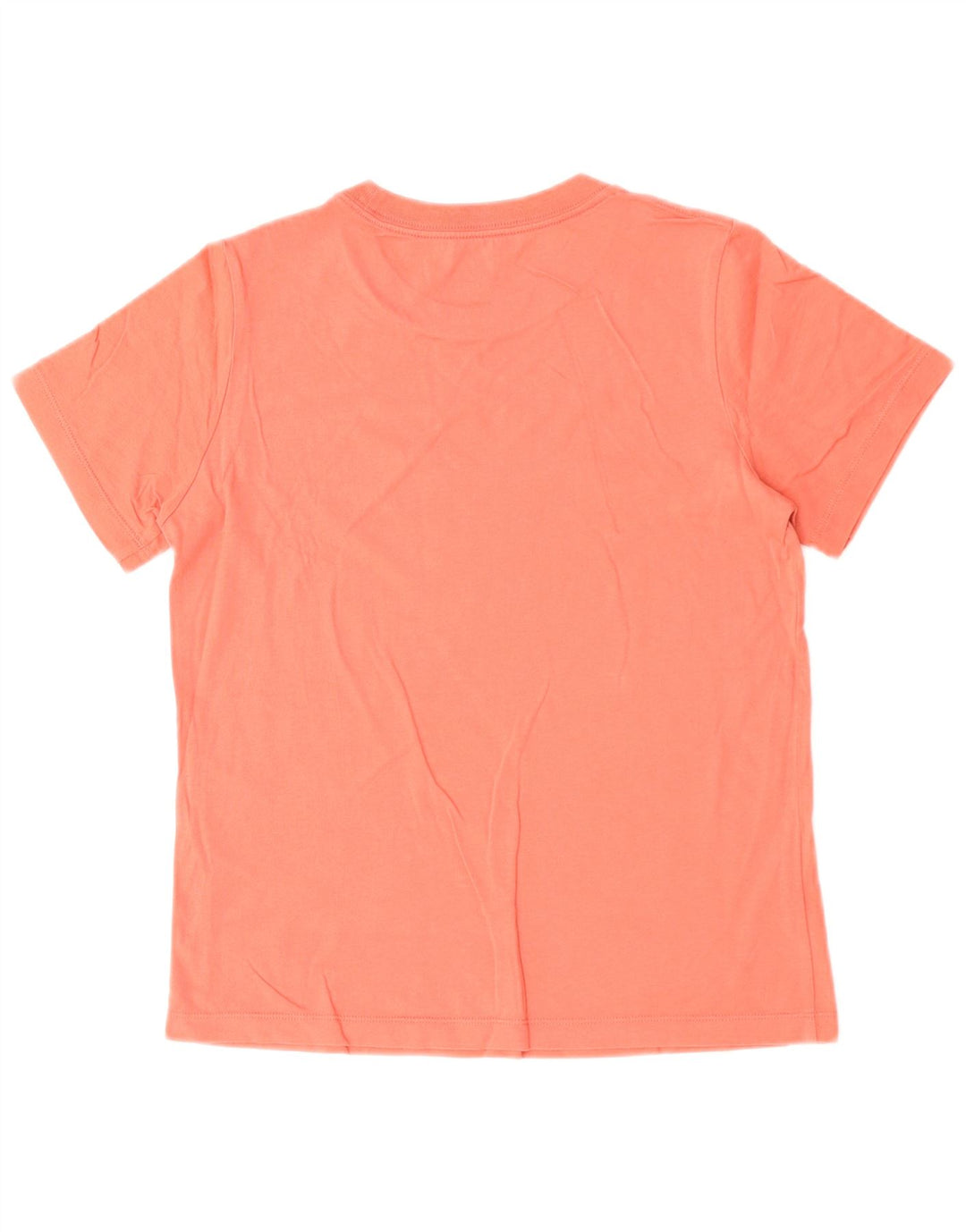 Converse Graphic T-Shirt Top UK 10 Small Orange Bomuld