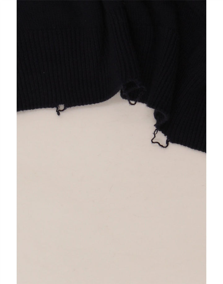 Marks & Spencer Herre V-hals sweater Stor marineblå bomuld