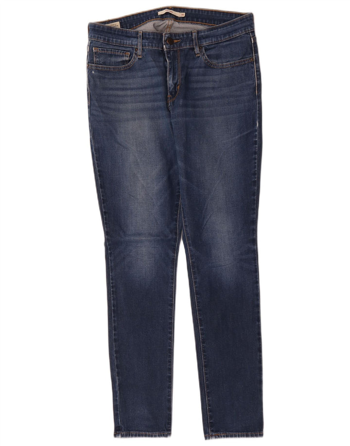 Levi's Dame 711 Skinny Jeans W30 L29 Blå