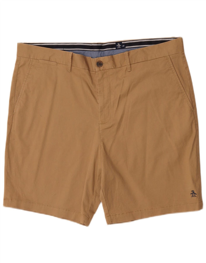 Penguin Herre Chino Shorts W38 XL Khaki Bomuld