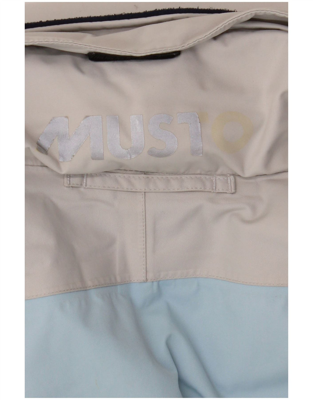 Musto Dame Hætte Oversized regnjakke UK 10 Small Blue Colourblock