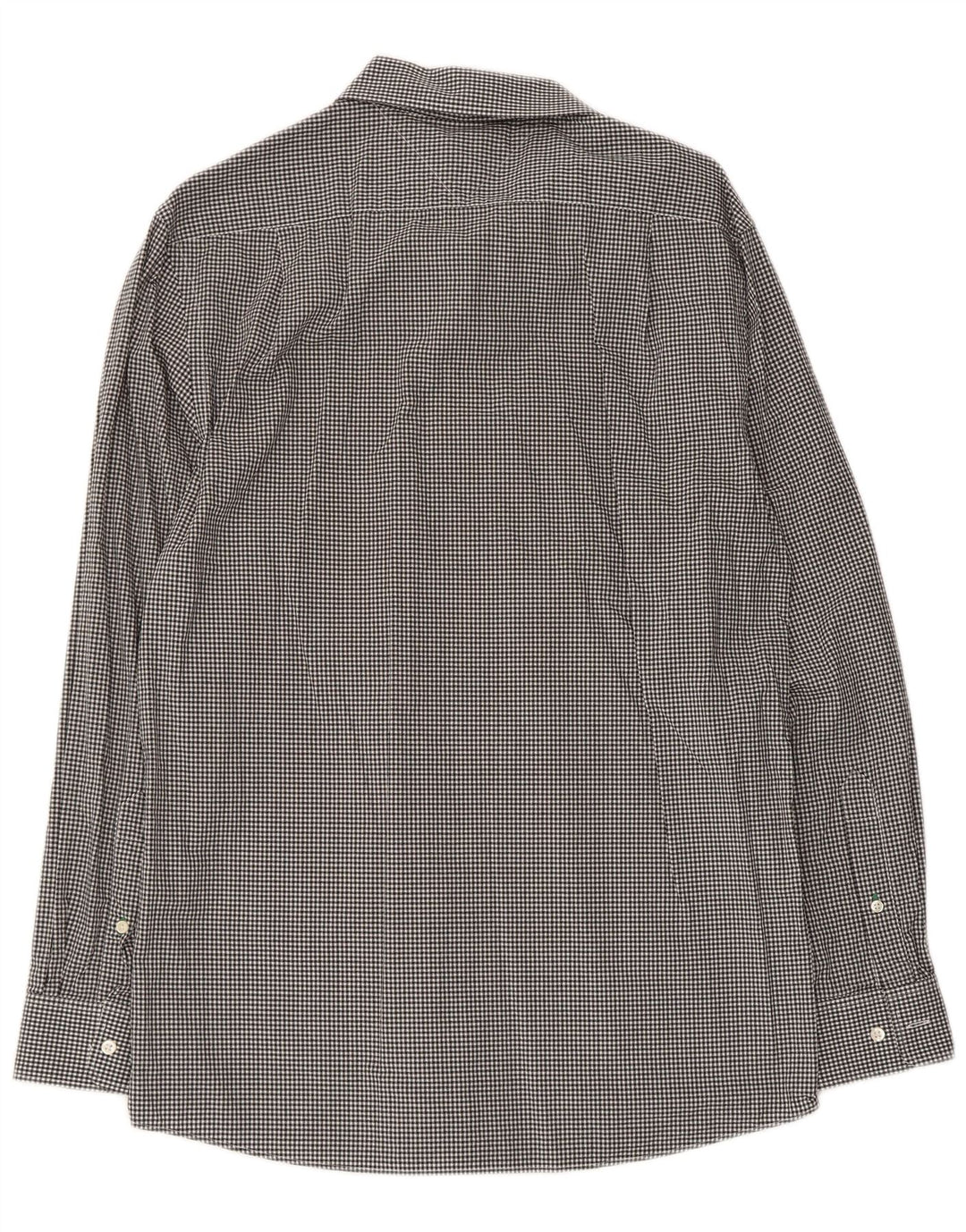 Tommy Hilfiger Herre Slim Fit Skjorte Størrelse 15 1/2 Medium Sort Gingham