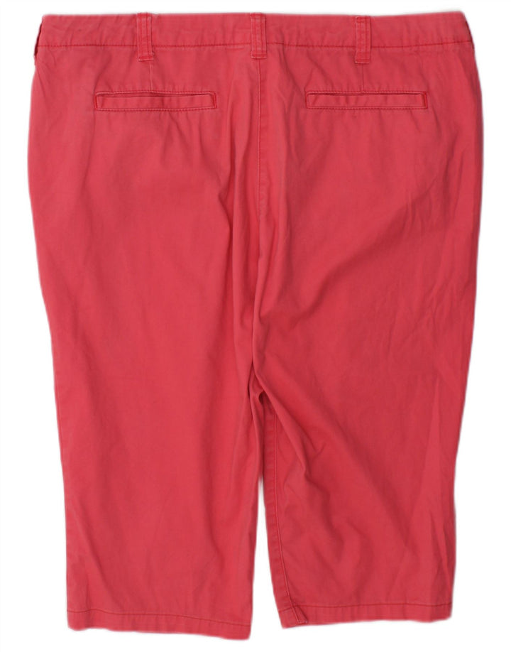 Marks & Spencer Bermuda Shorts til kvinder UK 16 Large W34 Pink Bomuld